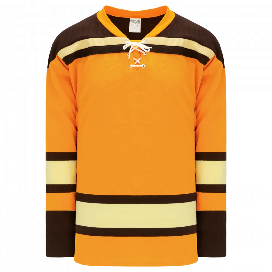 Hockey Jerseys Select - Athletic Knit H550B-BOS368B (Adult Small, No Printing)