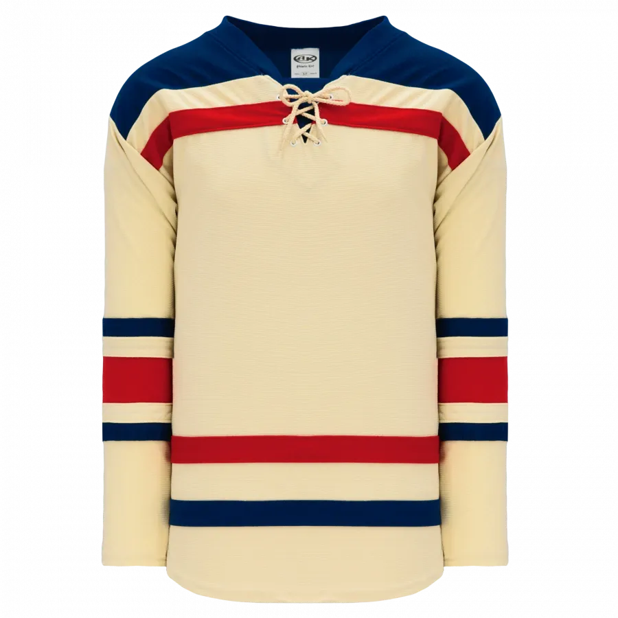 Hockey Jerseys Select - Athletic Knit H550B-NYR869B (Adult Small, No Printing)