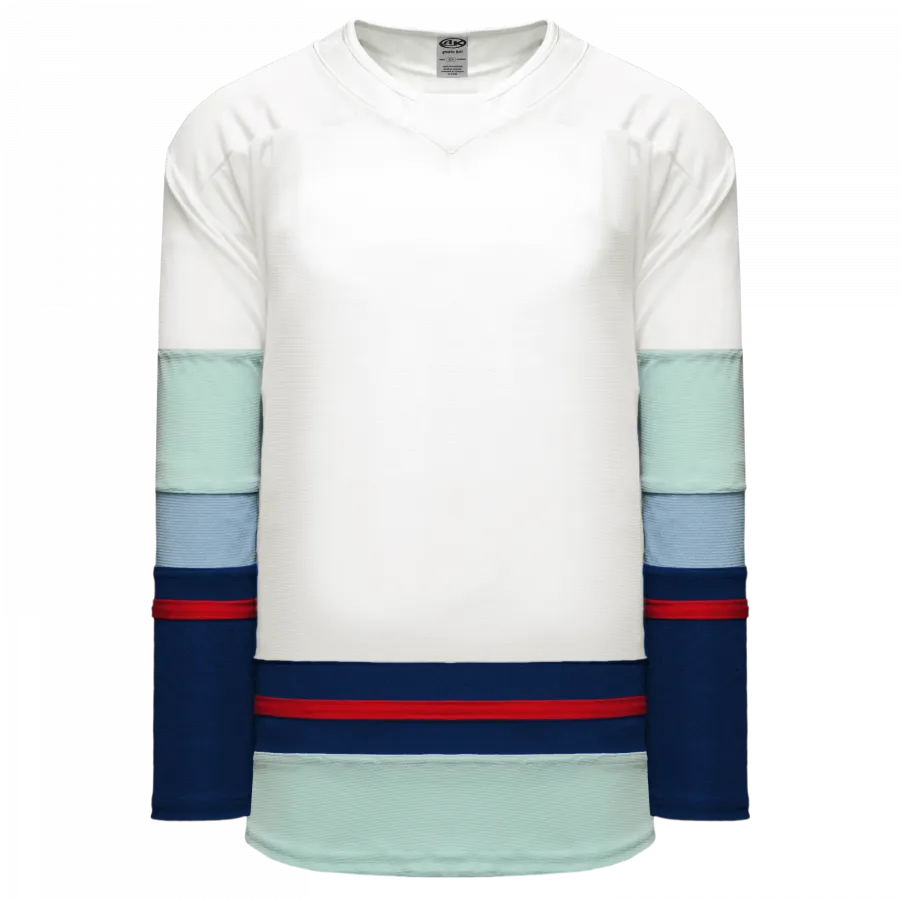 Hockey Jerseys Select - Athletic Knit H550B-SEA501B (Adult Small, No Printing)