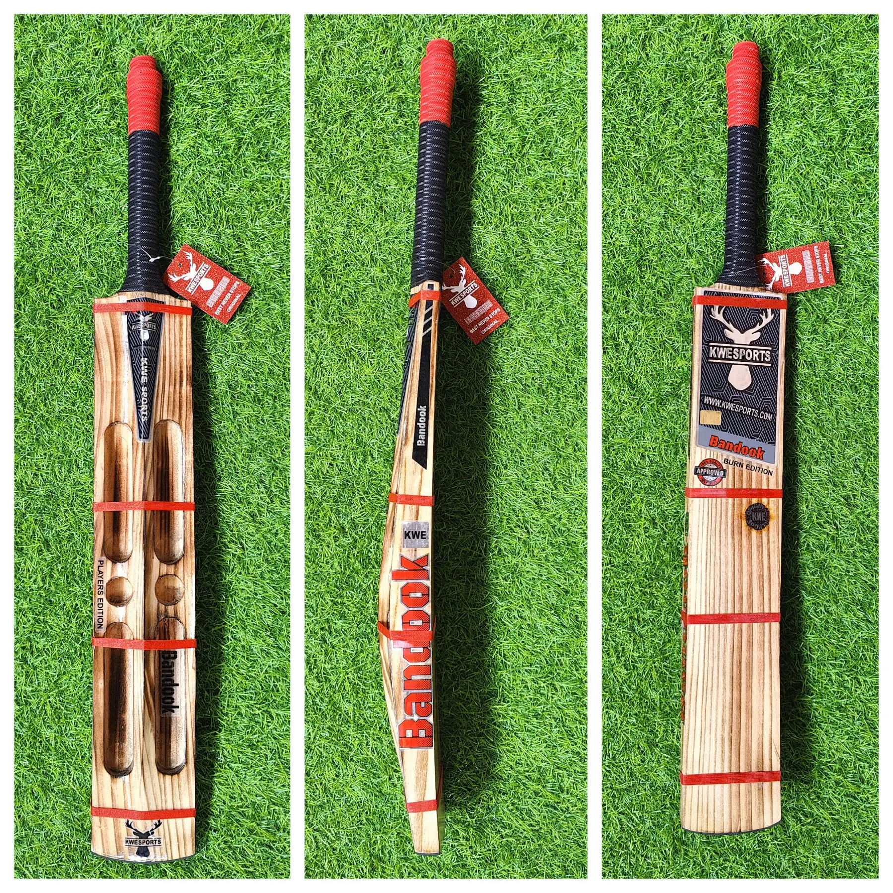 KWE sports Bandook Burn Edition - Hard Tennis Bat - Player Edition