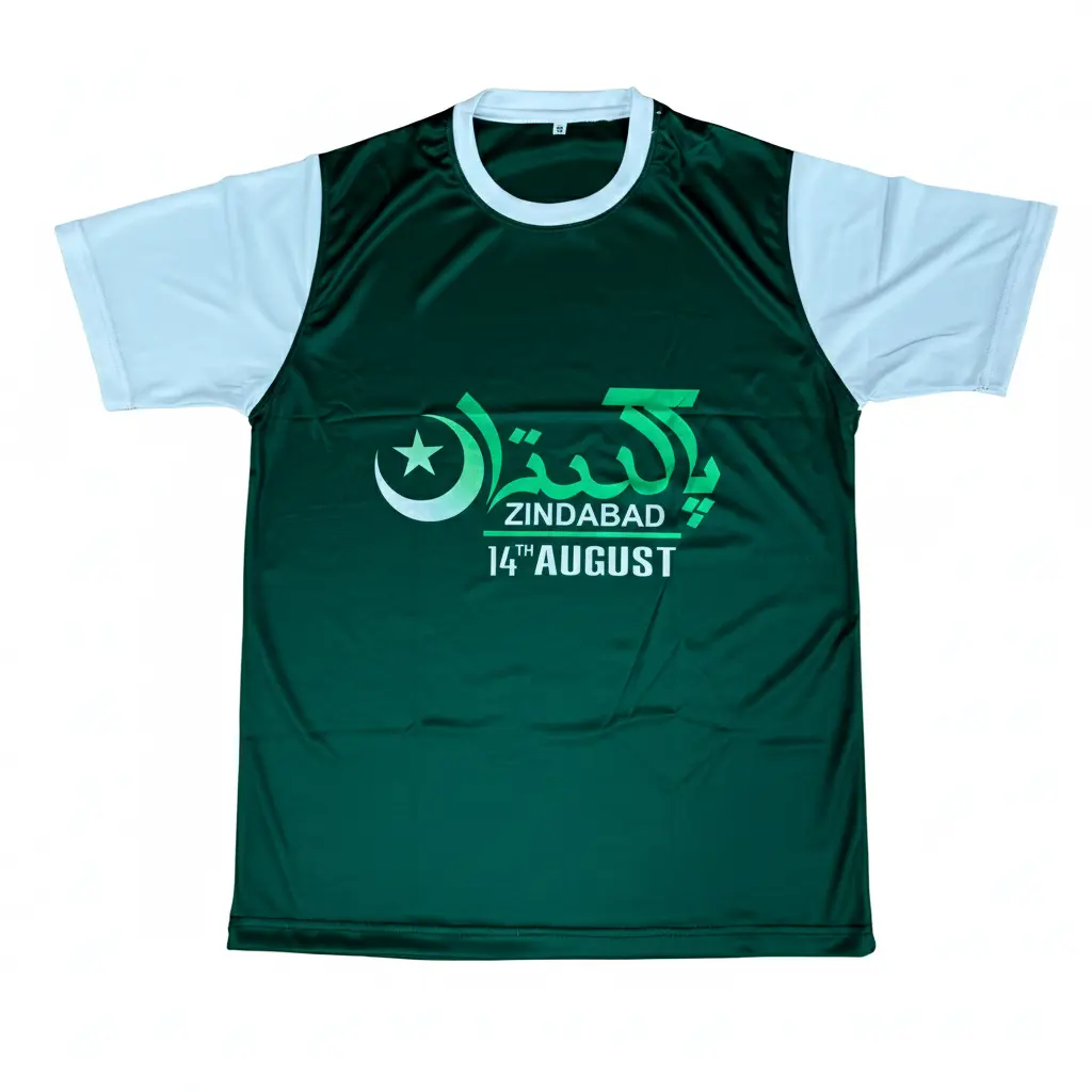 Pakistan Independence Jersey - IND002 (Green) (4 Years)