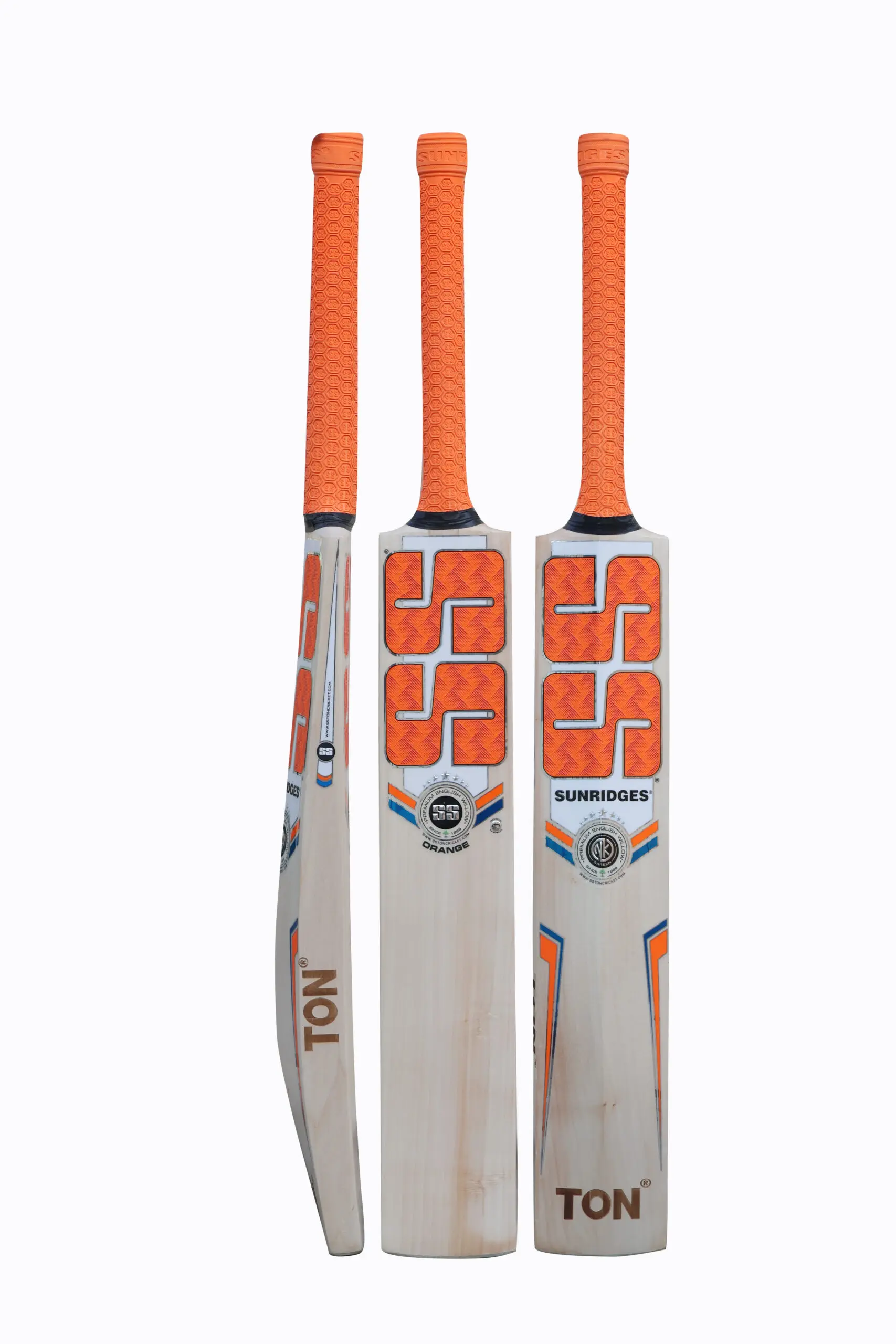 SS Orange English Willow Cricket Bat