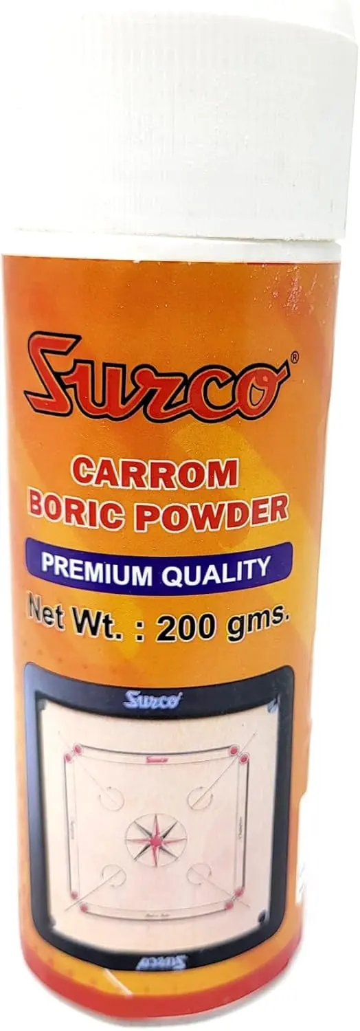 SURCO BORIC CARROM POWDER BOTTLE - 200 GRMS
