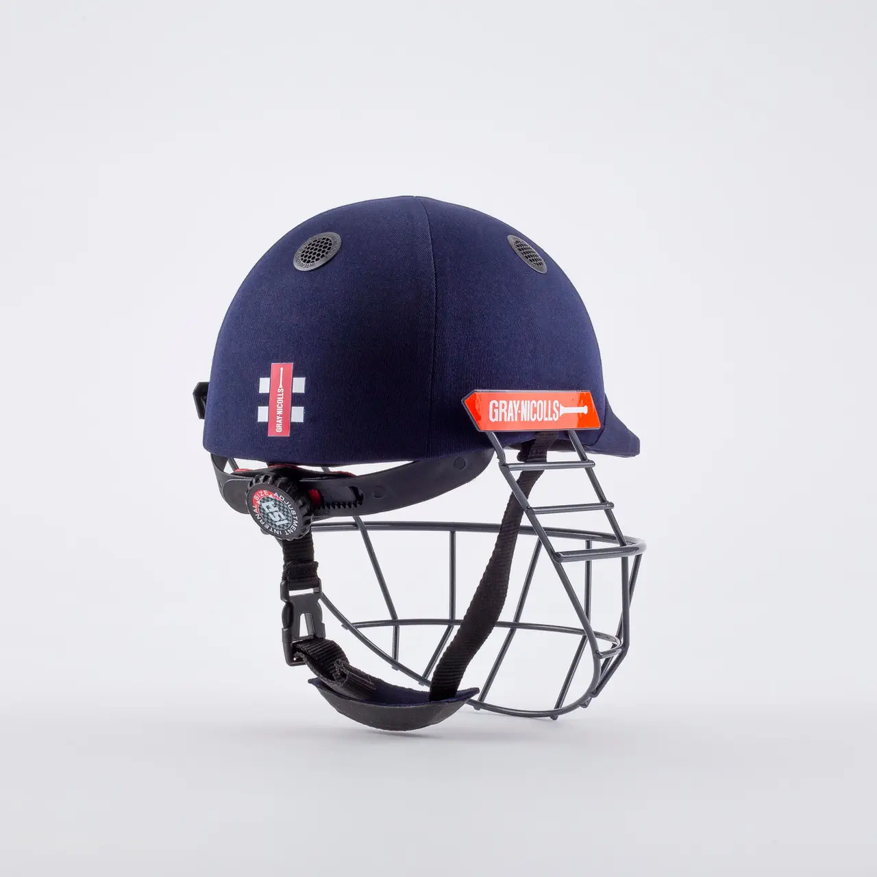 Gray Nicolls Atomic Cricket Helmet (Navy Blue, Small)