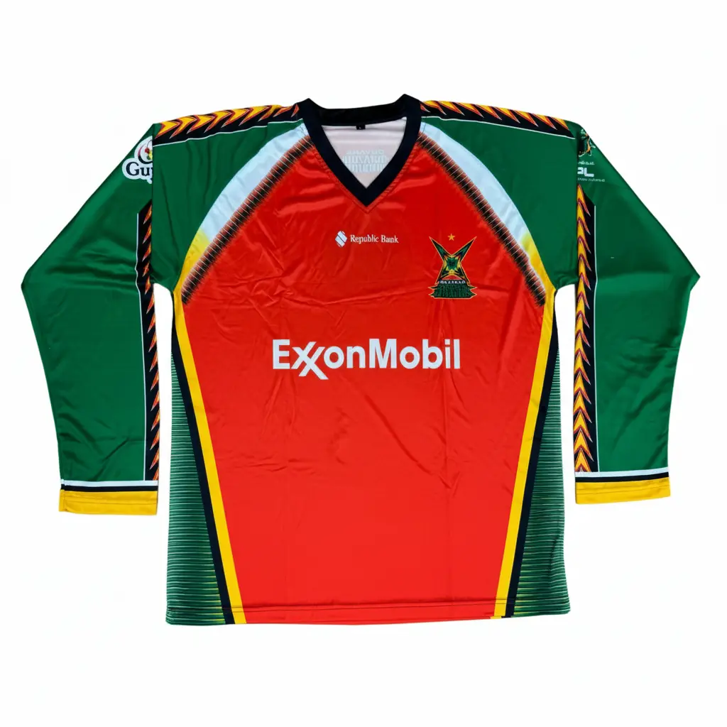 Guyana Amazon Warriors - CPL Replica Jerseys 2025 - Full Sleeve (XS)